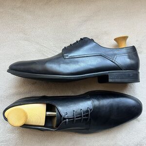 Bruno Magli Maitland Black Leather Oxford Dress Formal Shoe Men 13 Made In Italy